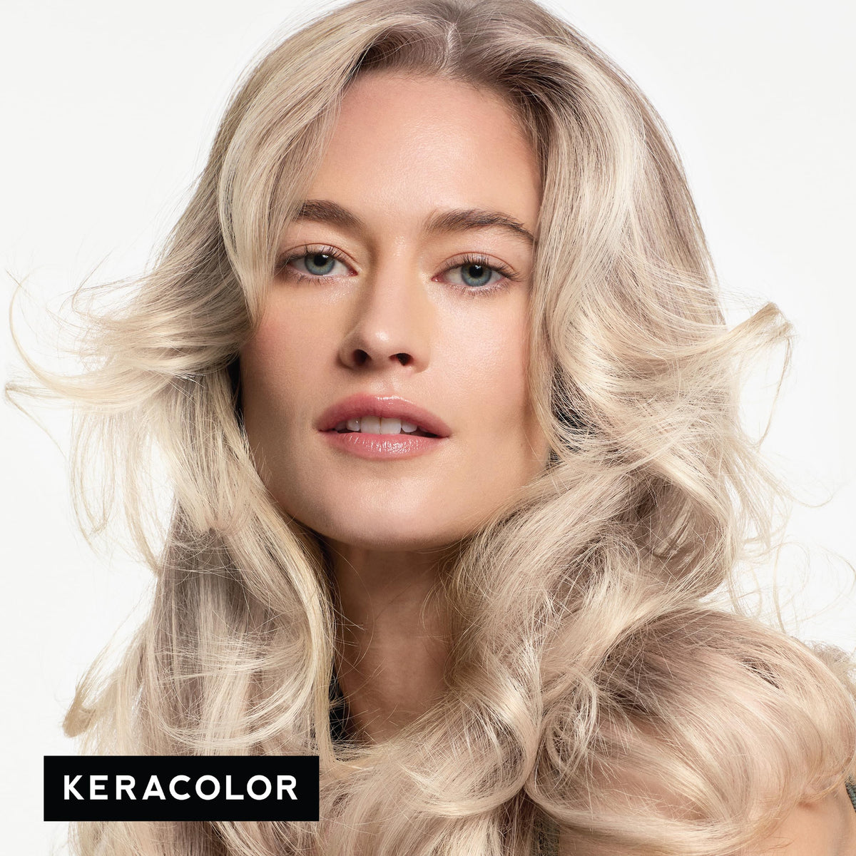KERACOLOR Color + Clenditioner Platinum application on hair