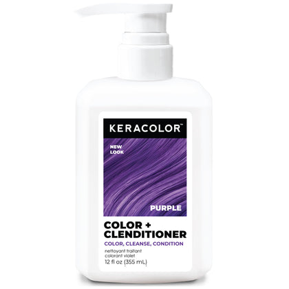 KERACOLOR Color + Clenditioner Purple 12 Fl Oz front view