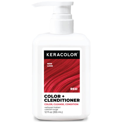 KERACOLOR Color + Clenditioner Red 12 Fl Oz front view