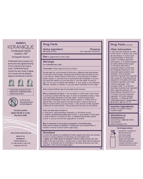 Keranique Hair Regrowth 2% Minoxidil Spray lifestyle scene