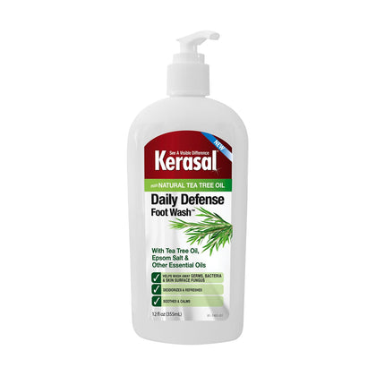 Kerasal Daily Defense Foot Wash 12 fl oz front view