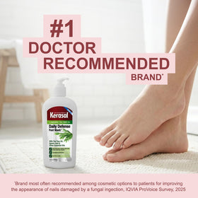 Kerasal Daily Defense Foot Wash packaging details