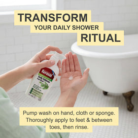Kerasal Daily Defense Foot Wash with washcloth