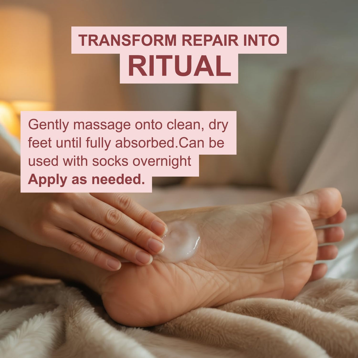 Kerasal foot repair ointment with lavender and chamomile ingredients