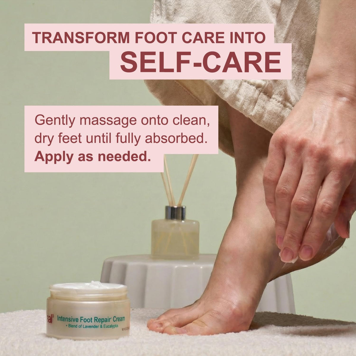Kerasal Intensive Foot Repair Cream with lavender and eucalyptus
