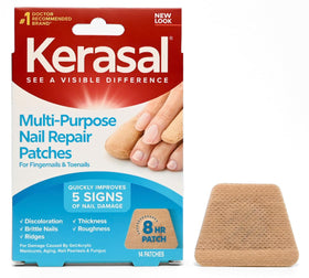 Kerasal Multi-Purpose Nail Repair Patches front view with packaging