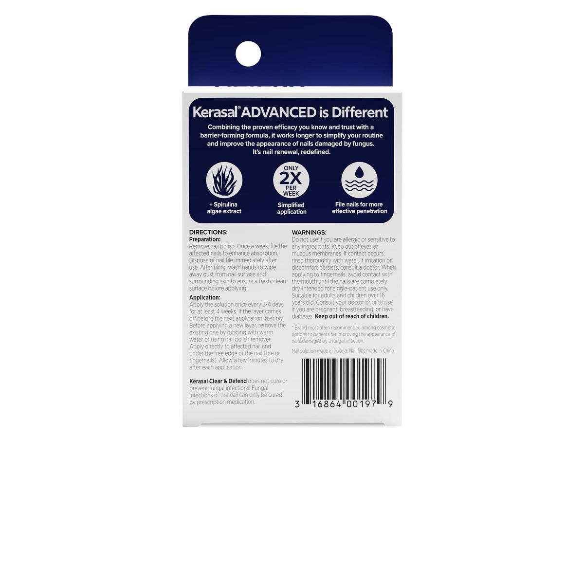 Kerasal Nail Renewal ingredients list