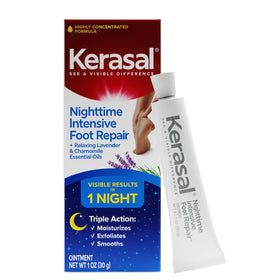 Kerasal Nighttime Intensive Foot Repair 1 oz front view