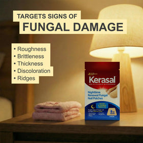 Kerasal Nighttime Renewal Fungal Nail Patches application instructions