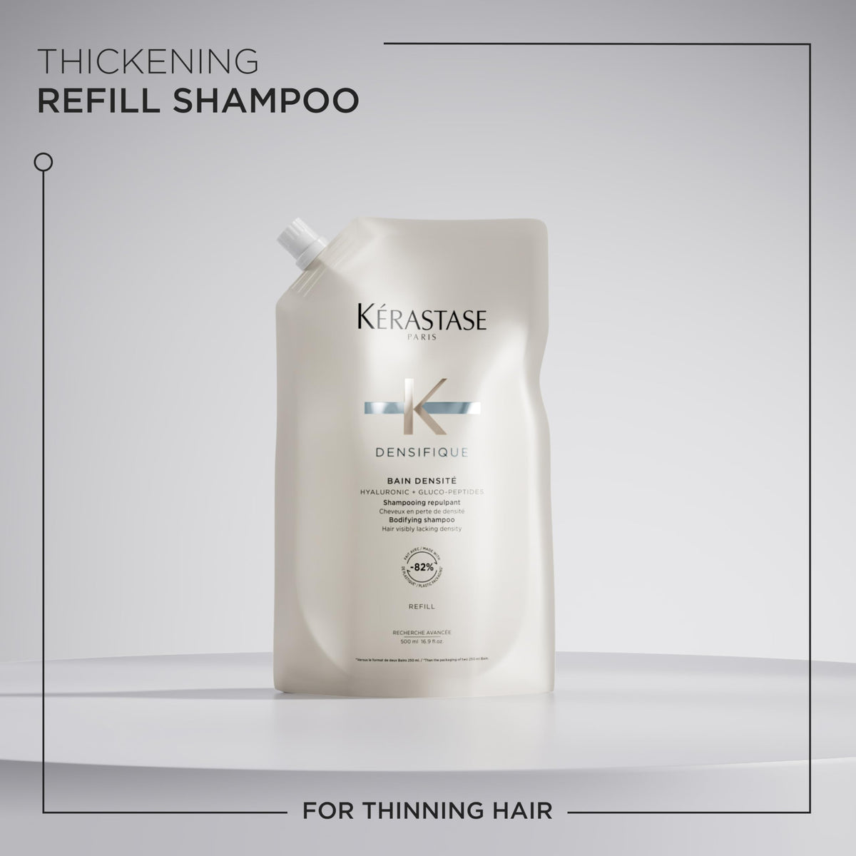 KÉRASTASE Densifique Shampoo with pump bottle for refilling