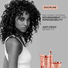 KÉRASTASE Discipline Bain Fluidealiste Shampoo side view showing bottle design
