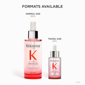 KÉRASTASE Genesis Hair Serum back view with ingredient list