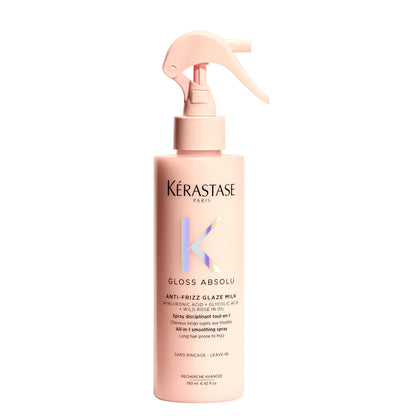 KÉRASTASE Gloss Absolu Anti-Frizz Glaze Milk front view with 6.4 Fl Oz label