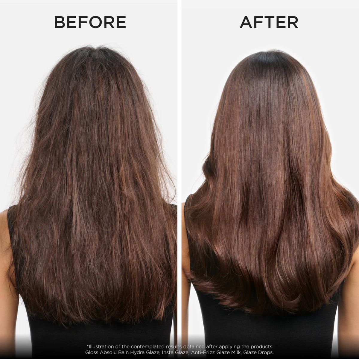 KÉRASTASE Gloss Absolu Conditioner back view with ingredient list