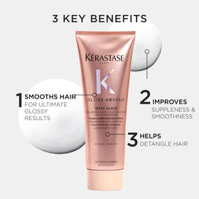KÉRASTASE Gloss Absolu Conditioner in lifestyle setting on bathroom shelf