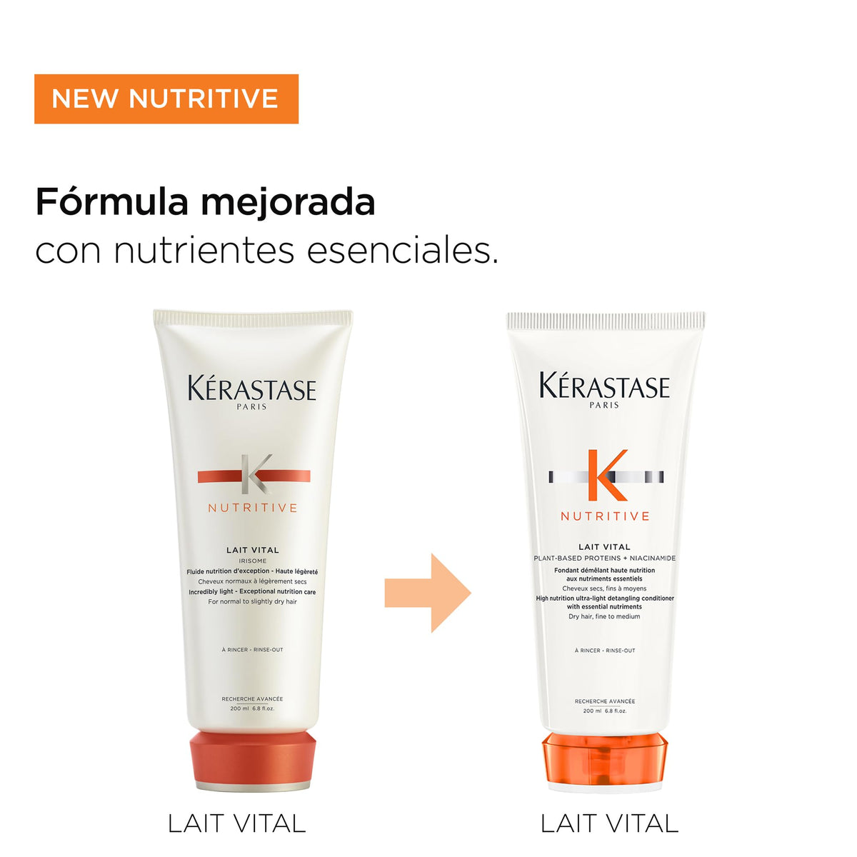 KÉRASTASE Nutritive Lait Vital Hydrating Conditioner packaging detail