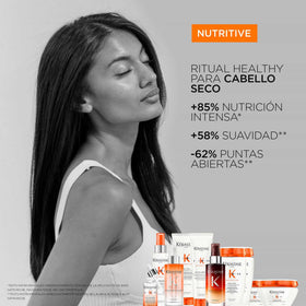 KÉRASTASE Nutritive Lait Vital Hydrating Conditioner with hair care accessories