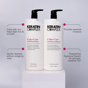 Keratin Complex Color Care Shampoo bottle with pump