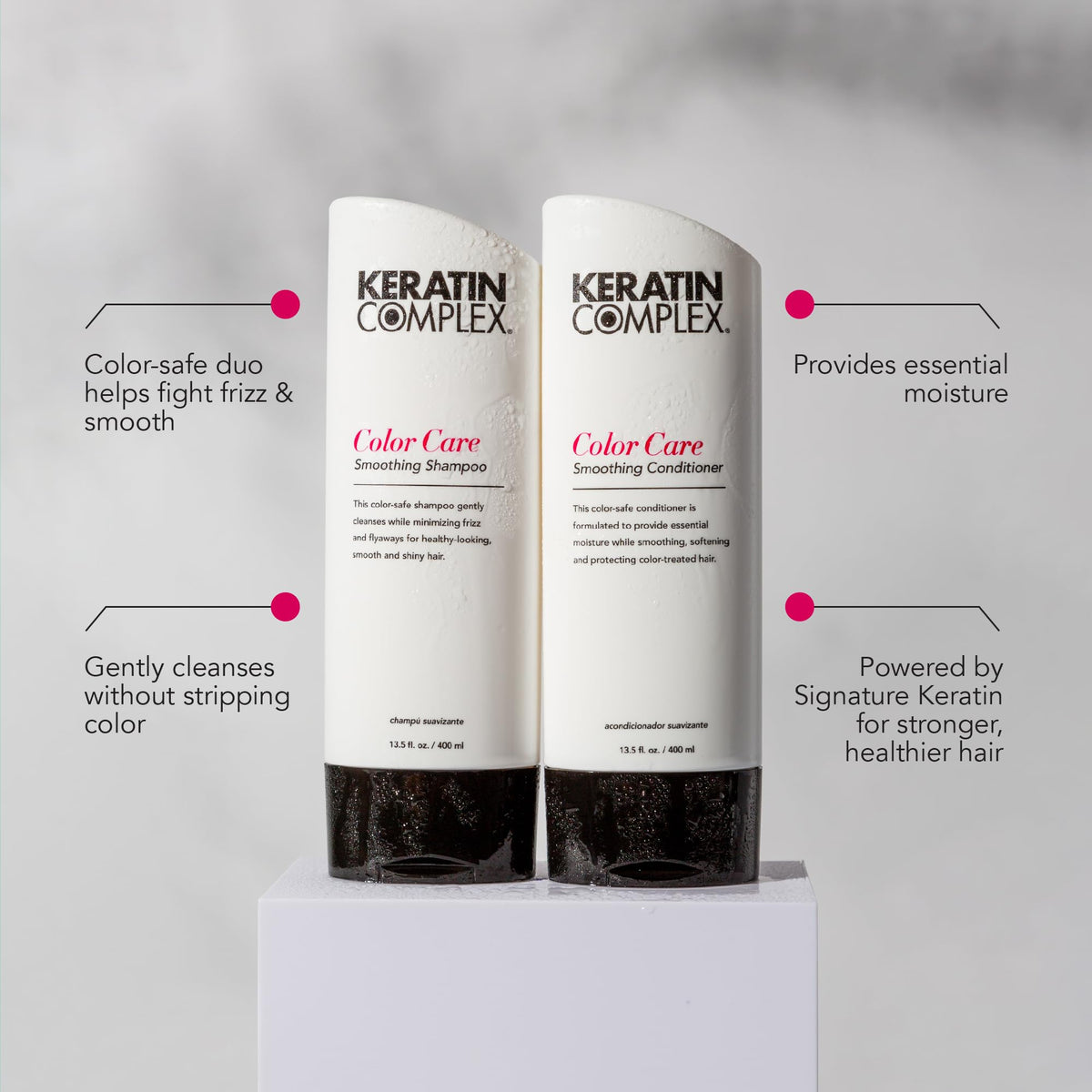 Keratin Complex Color Care Smoothing Shampoo 33.8 fl oz side view
