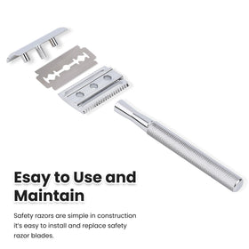 Keropy razor with blade angle highlighted