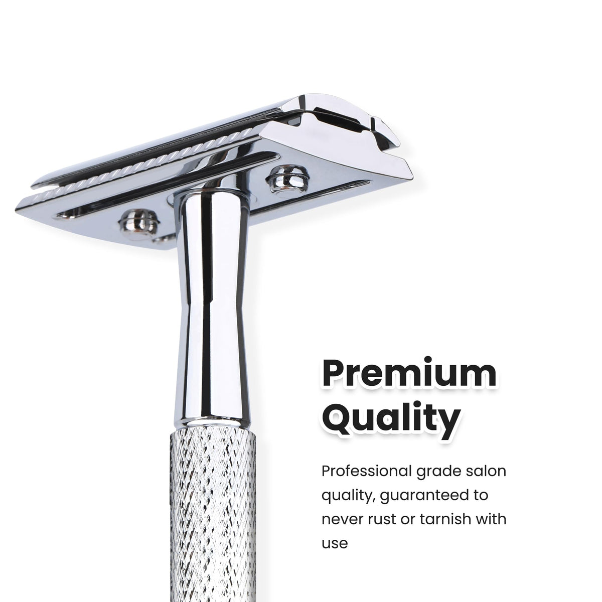 Keropy safety razor side view showcasing the blade design