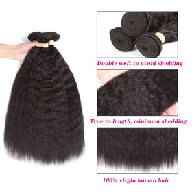 Kerriana Kinky Straight 20 inch bundle close-up