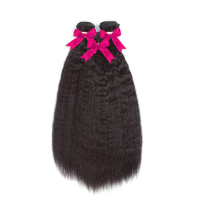 Kerriana Kinky Straight Bundles 28 inch side view
