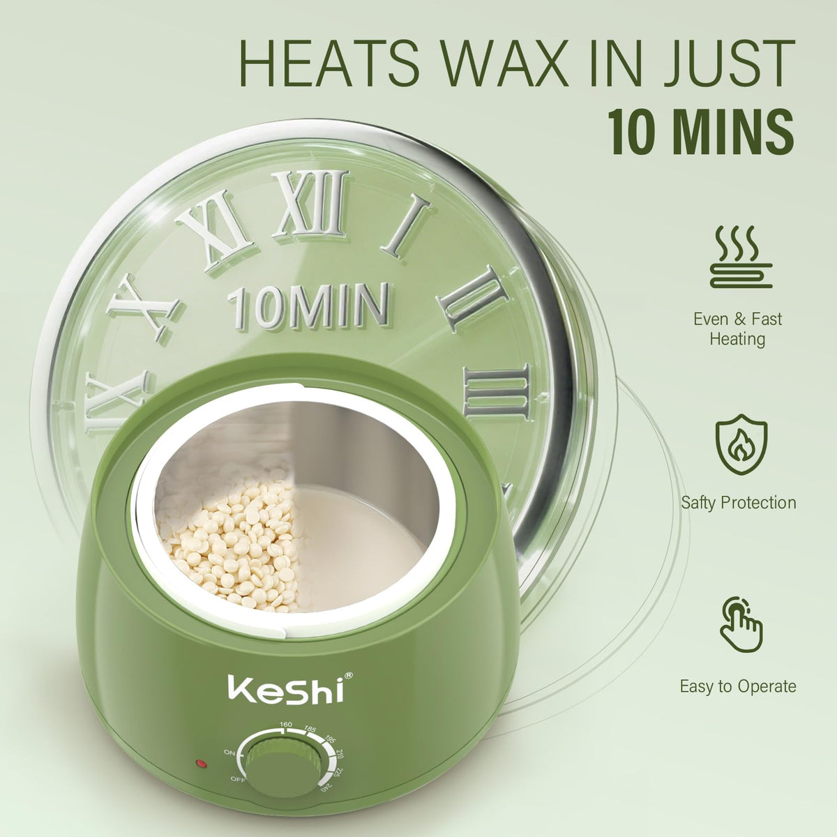 KeShi wax applicator sticks and small bowls for nose wax