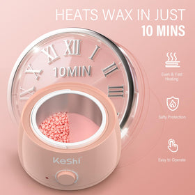 KeShi Waxing Kit aluminium bowl for quick melting