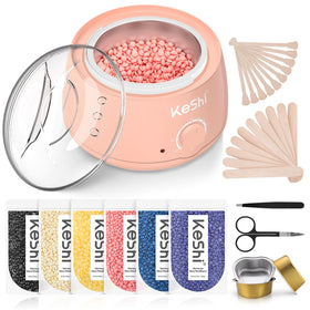 KeShi Waxing Kit with electric wax warmer and wax beans