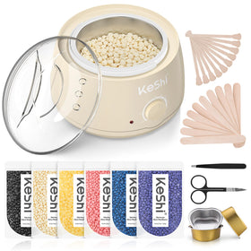 KeShi Waxing Kit with wax warmer and accessories