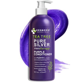 KESMEDIK Tea Tree Purple Conditioner 16 fl oz front view