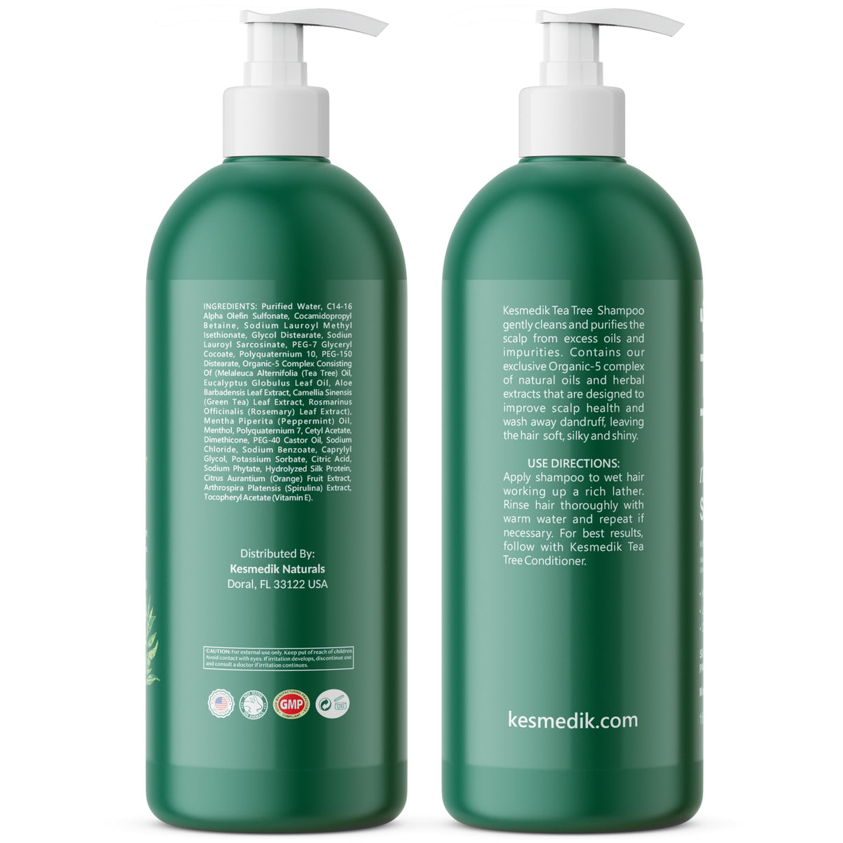 KESMEDIK Tea Tree Shampoo MaxTherapy packaging