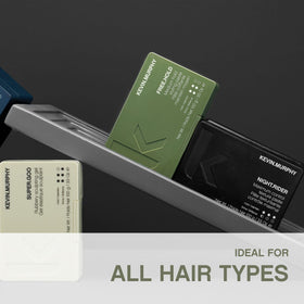 KEVIN.MURPHY FREE.HOLD Hair Styling Paste on a bathroom shelf