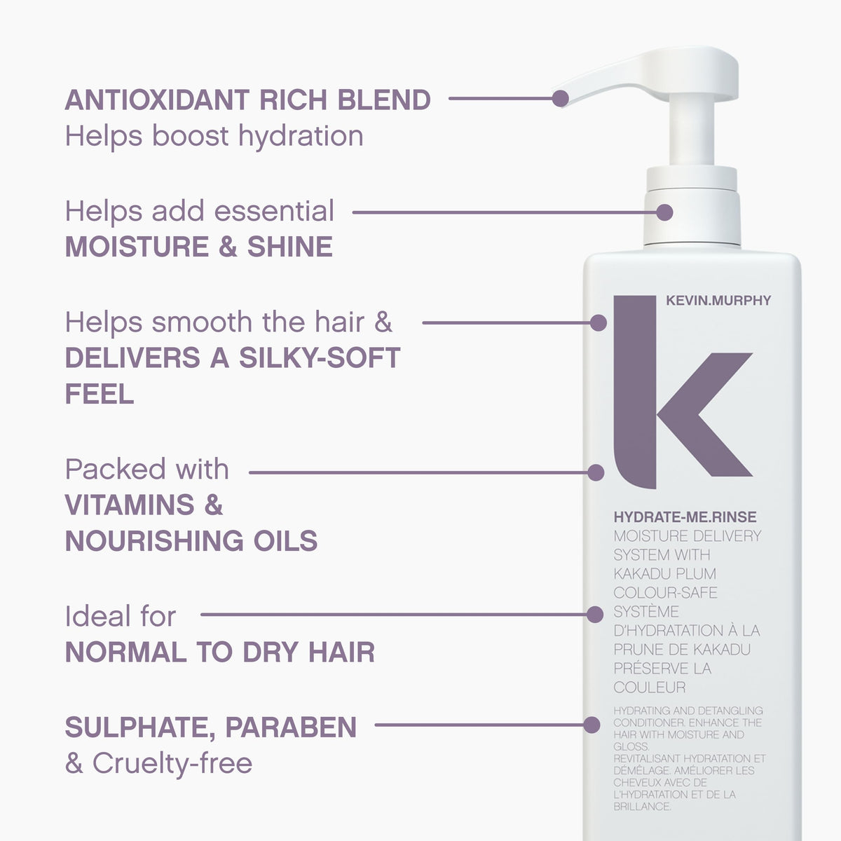 KEVIN.MURPHY HYDRATE-ME.RINSE 1L packaging