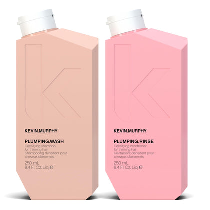 KEVIN.MURPHY PLUMPING.WASH & RINSE shampoo and conditioner front view