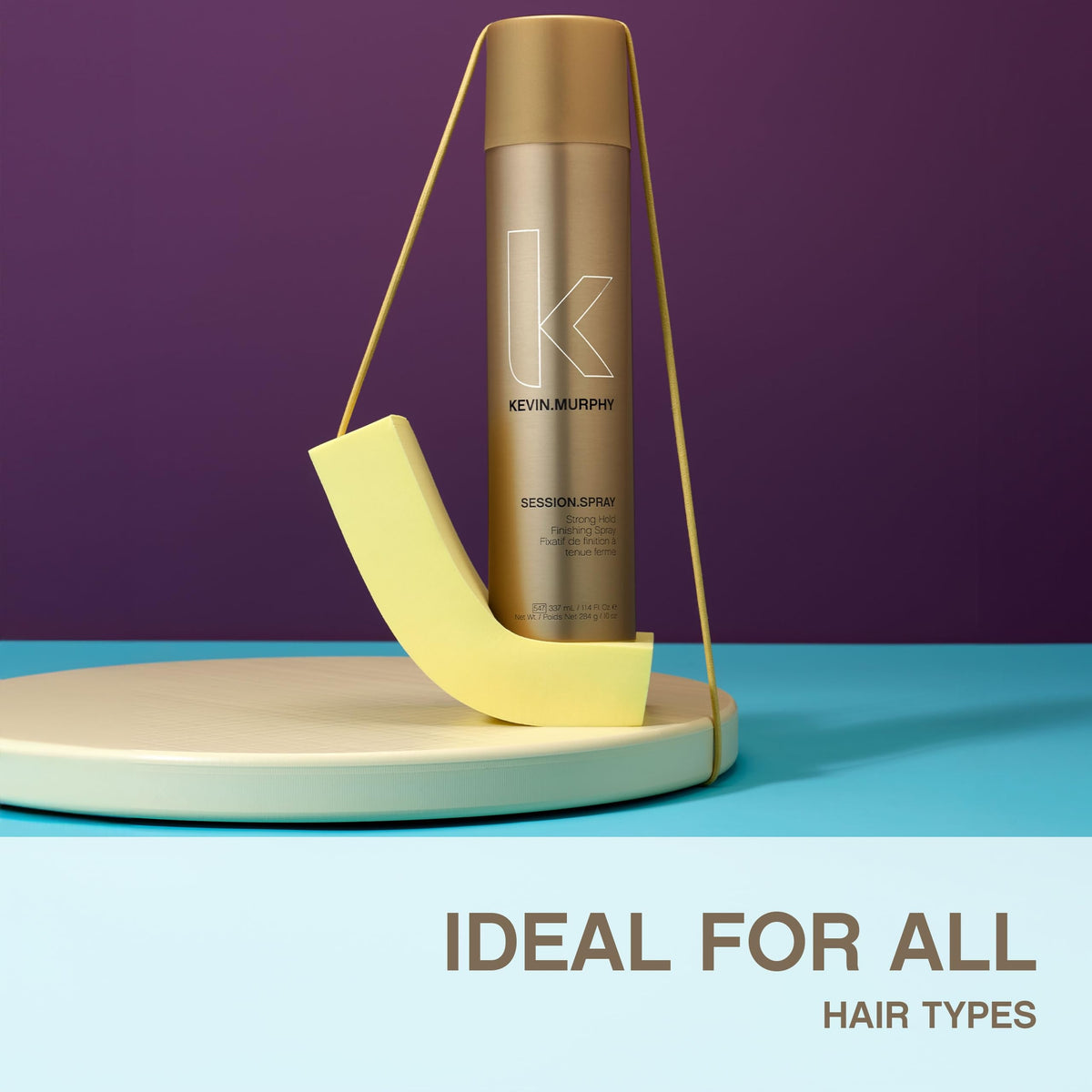 KEVIN.MURPHY SESSION.SPRAY close-up of mist spray