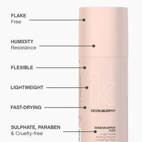 KEVIN.MURPHY SESSION.SPRAY FLEX 337 mL lifestyle scene