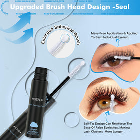 KevKev Lash Cluster Glue Remover Kit with applicator in use