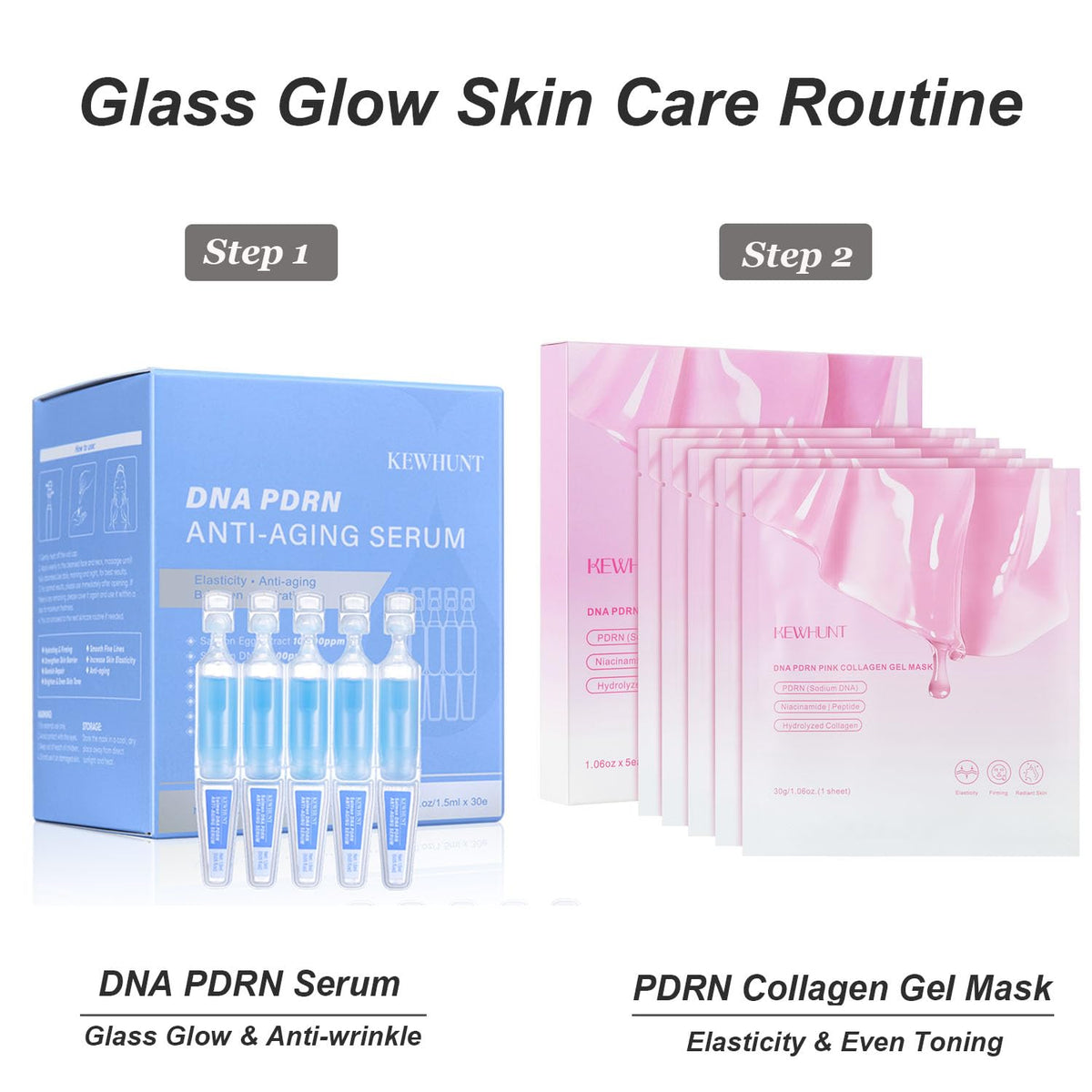 Kewhunt Salmon DNA PDRN Collagen Jelly Gel Mask lifestyle scene