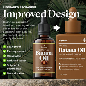 Keyoma Batana Oil 30 mL bottle side view