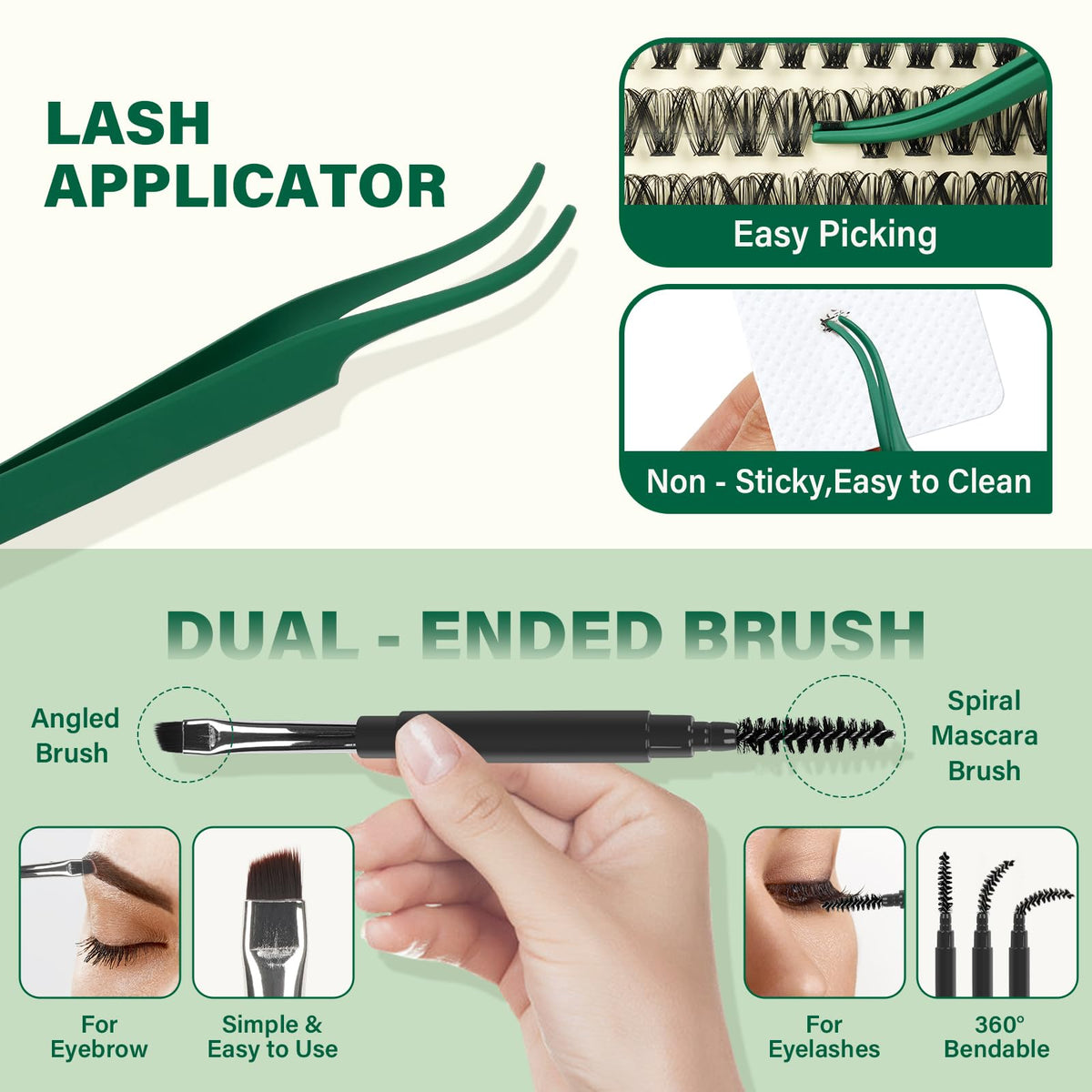 KEYYOU 30D Lash Extension Kit packaging and contents