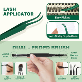 KEYYOU 30D Lash Extension Kit packaging and contents