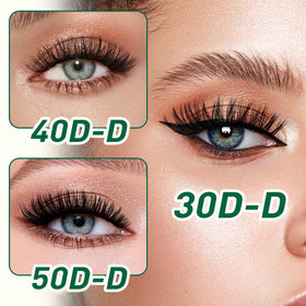 KEYYOU 30D Lash Extension Kit with tweezers and seal solution