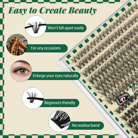 KEYYOU 30D40D Lash Clusters individual lashes in a variety of lengths