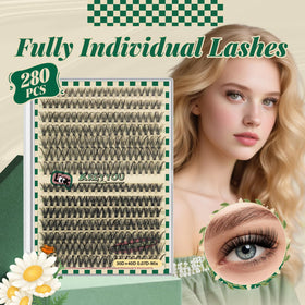 KEYYOU 30D40D Lash Clusters packaging with product details