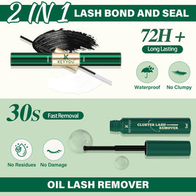 KEYYOU anti-stick tweezers for lash application