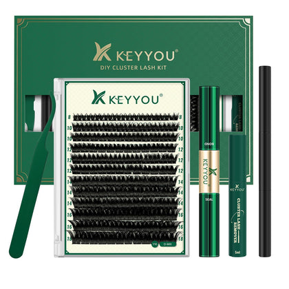 KEYYOU DIY Lash Extension Kit 144pcs front view