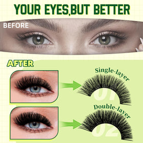 KEYYOU Enchantress Lash Clusters Kit showing included applicators and tools