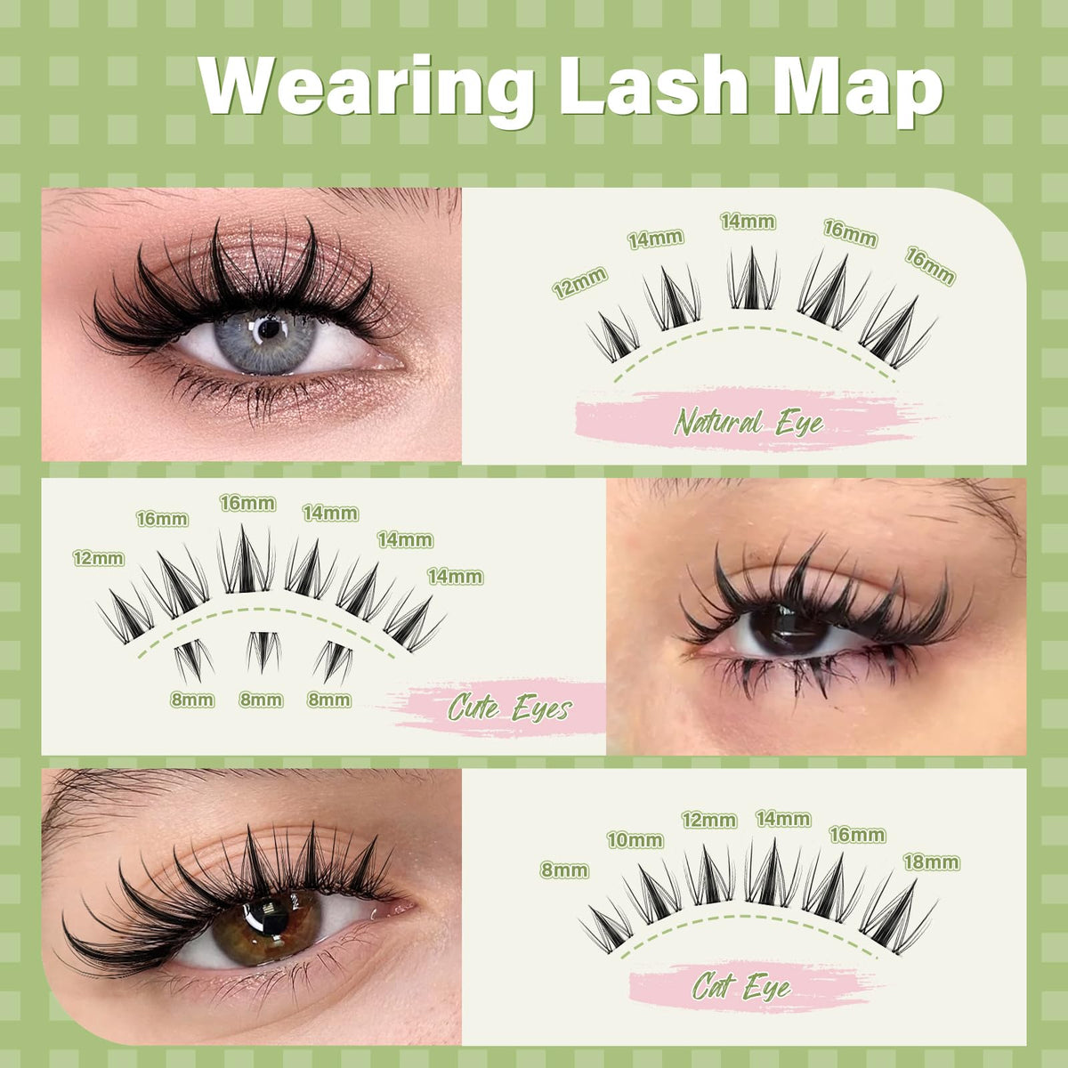 KEYYOU Fairy Lash Clusters Kit packaging